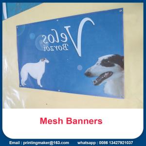 Quality Advertising Plastic PVC Banner Printing Vinyl Mesh Signs wholesale
