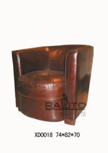 Quality British style leather single leisure chair furniture,#XD0018 wholesale