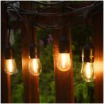 European cafe patio hanging outdoor waterproof globe led string lights with