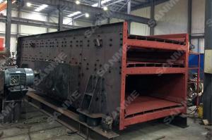 China Triaxial Elliptical Vibrating Screen Rock Shaker Max Feeding Size 150mm on sale