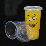 Low Noise Plastic Cup Lid Forming Machine 220 V / 60 HZ One Year Warranty