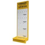 Factory Custom Size Color logo single side metal yellow retail store supermarket