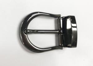 Quality Pin Belt Buckle With Loop Keeper Set Style Zinc Alloy Shiny Gunmetal 35mm For Men Durable Casual Leather Belts wholesale