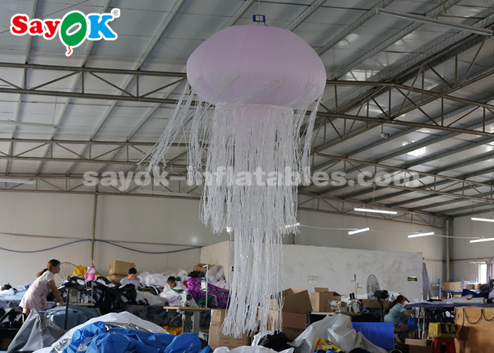 190T Nylon Cloth Inflatable Lighting Decoration With Remote Control