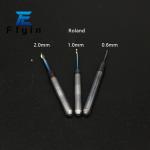 Roland Diamond Coated Dental Milling Bur 500 Pcs Tooth Life for Zirconia PMMA