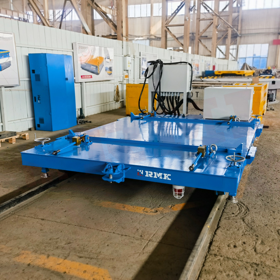 Heavy Load 15 Tons Explosion Proof Automatic Industrial Rail Transfer Cart