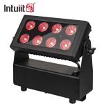 Waterproof Battery Powered City Color Wash lighting Projector 8X15W RGBW leds