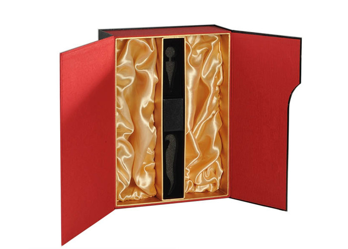 French Style Glass Bottle Wine Packaging Box For Gift Recycled Materials