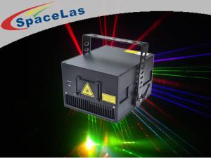 Quality DJ Laser Light Projector , Club Laser Projector 3 Watt RGB 30 kpps With Galvo Set wholesale