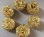 Strong Decontamination Copper Scrub Pad , Antibacterial Brass Copper Wool Pad