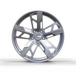 Brushed Gray 5x130 VW Wheels Aftermarket 21 Inch Porsche Rims