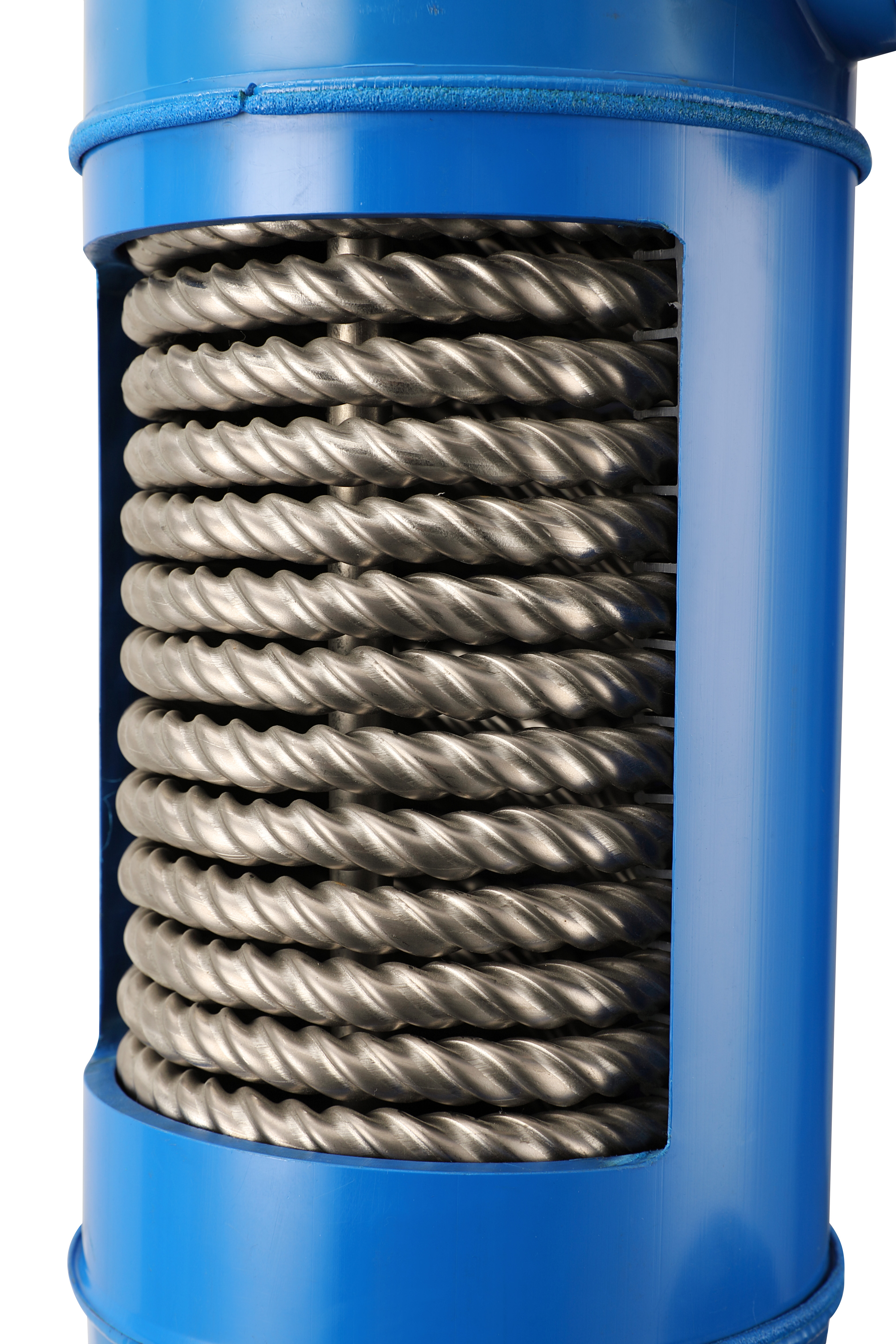 Custom Evaporator / Condenser Heat Exchanger With Welded Titanium Tube