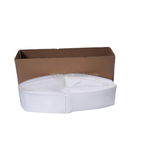 PE Dust Extractor Collection Bags Continuous Bagging Bag White For Vacuum