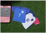 France Jersey Shape Digital Printed Marketing Promotional Gifts Computer Custom
