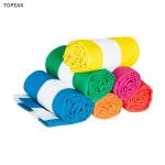Beach Striped Microfiber Towels Large For Adults Yellow 30" X 60"