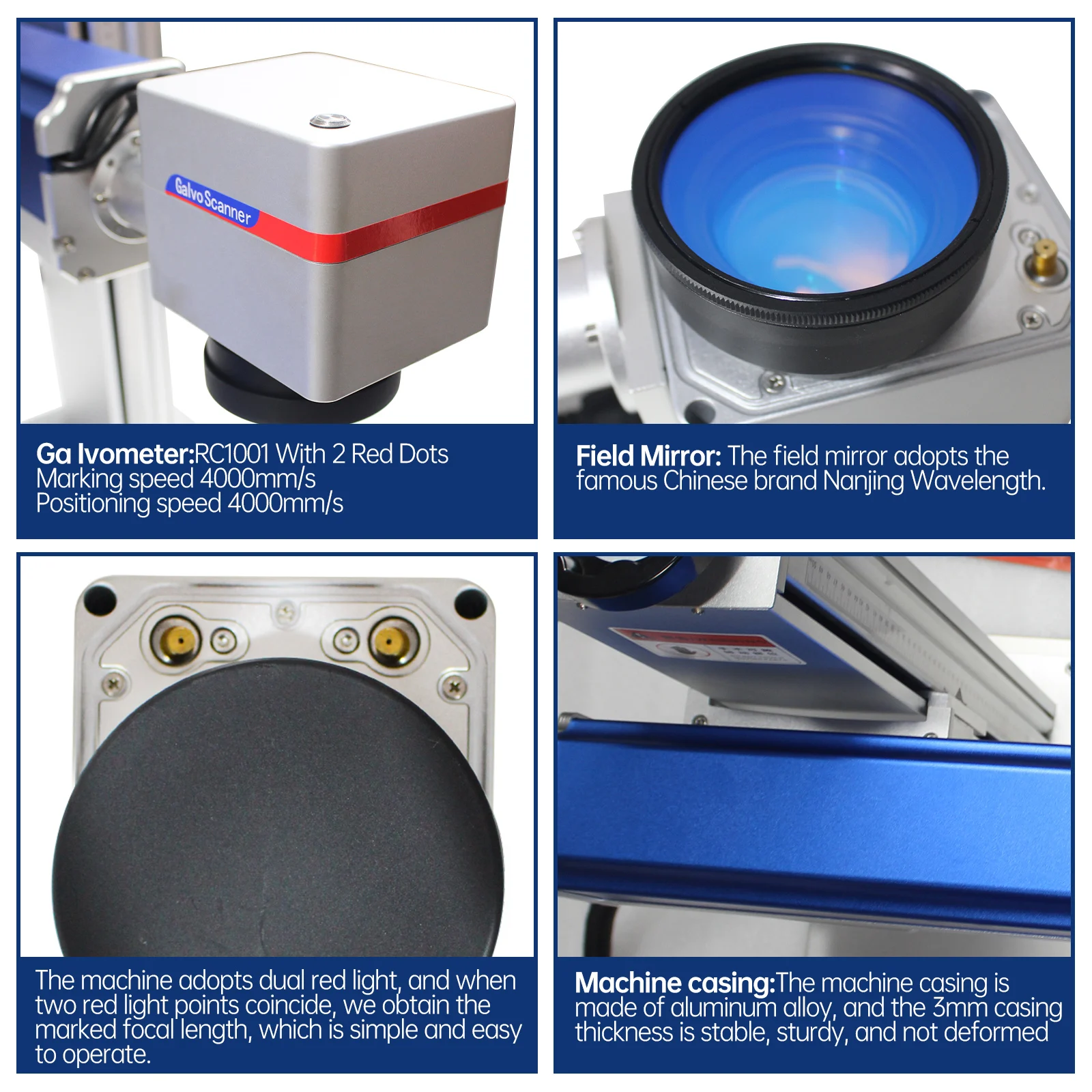 Raycus Max JPT Laser Marking Machine 30W 60W 100W for Stainless Steel Jewelry