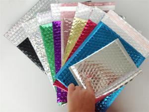 Quality Express Packaging Metallic Bubble Mailing Envelopes Water Resistant Custom Logo wholesale