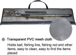 Fishing Rod Case Three Layers Fishing Rod Bag Oxford Folding Fishing Pole Bag