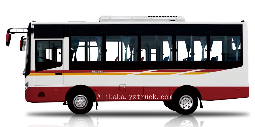 Manual Transmission Type 11-38 Seat Luxury Mini Bus with ABS Seat and Safety Belt