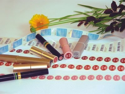 Professional Private Matte Lipstick Sticker Labels , Lipstick Tube Labels