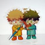 Creative Holographic Anime Acrylic Stands Charms Single Side Printed