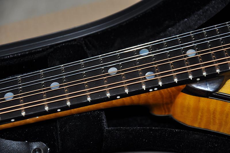 Factory custom Handmade custom advanced 8 strings mandolin electric guitar with ebony fretboard