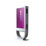 ISO9001 800W 2500nits Free Standing Digital Signage