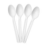 White Biodegradable Plastic Cutlery , Compostable Eco Friendly Disposable