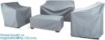 Cord Lock Closure Garden Furniture Cover Set, 600D Durable, Water Resistant