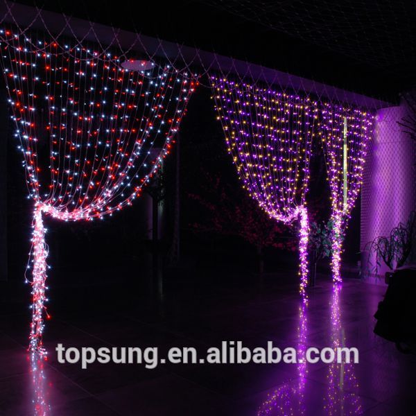 whole sale new designed 12V Christmas curtain decorate light for outdoor