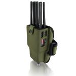 5.5W High Frequency Jammer 8 Antenna , Portable Cell Phone Jammer With Nylon