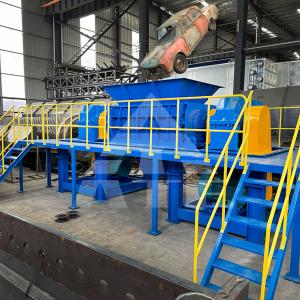 Quality Scrap Car Shell Shredder Bicycle Twin Shaft Shredder Machine wholesale
