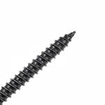 Black Ruspert Coated Stainless Steel Hex Flange Head Drywall Screws With Epdm
