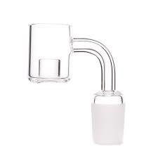 China Small Miniature Quartz Glass Nail Core Reactor Design Banger 14mm Male on sale