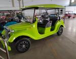 8 Seater Electric Classic Car Vintage Cart Three Rows Of Seats 8 Passengers For