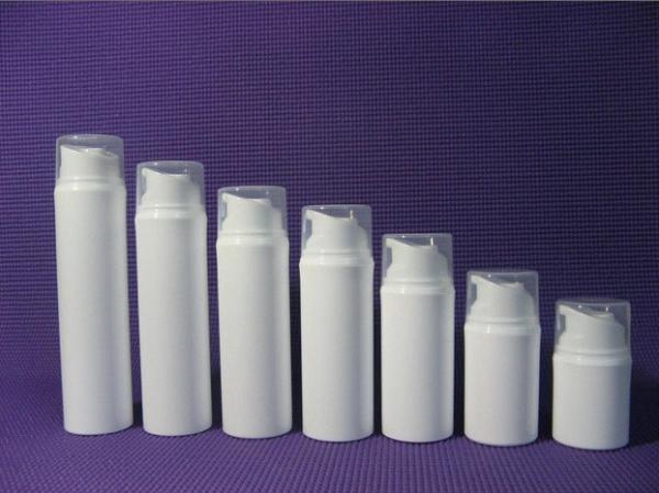 Professional Cylinder Shape PP Airless Cosmetic Bottle With 15ml, 30ml, 50ml