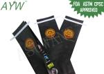 500G Black Ground Coffee Bags , Coffee Packing Bag For Roasted Malaysia Espresso