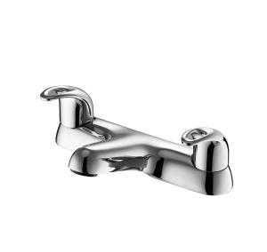 Quality Contemporary Solid Brass Double Lever Shower Faucet Wear Resisting wholesale