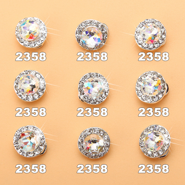 Hot NEW Wholesale Alloy Jewelry 3D Nail Art Jewelry Nail rhinestones Sticker Supplier Number ML2358