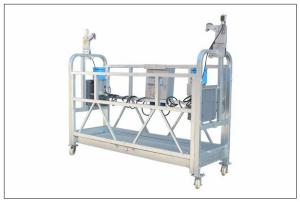 Quality Aluminium ZLP630 6m safety lock suspended platform, malaysia gondola wholesale