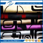 fabrics dyeing flocked fabric for sofa cushion cover bonded with Knitting fabric