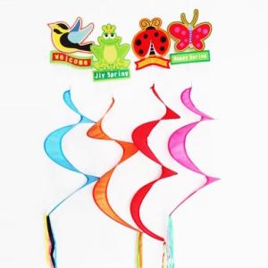 Quality Seasonal Wind Spinner Bird Frog Ladybug Butterfly wholesale
