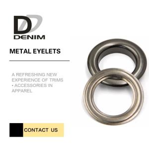Quality Outdoor Clothing Metal Eyelet Rings Replacement Good Chemical Resistance Large Size wholesale