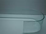 Highly Adaptable Tempered Curved Glass Shelves , Store Glass Shelves