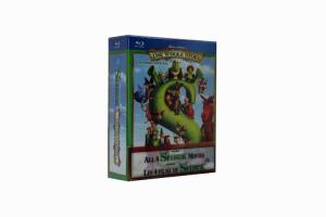Quality Free DHL Shipping@New Release Blu Ray Disney Cartoon Movies Shrek：The Whole Story Complete wholesale