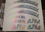 European Style Wet Transfer Decals , Full Colors Vinyl Stickers For Tables