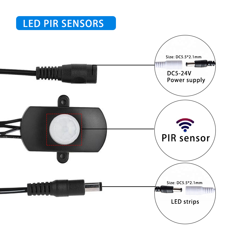 120W LED Mini Controller DC 5V DC 12V For Single Color LED Strip