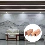 Fireproof Suspended Strip Aluminium Ceiling Tile For Indoor Decoration
