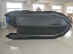 Black Long Military Inflatable Boats , 8 Person Motorized Inflatable Boat