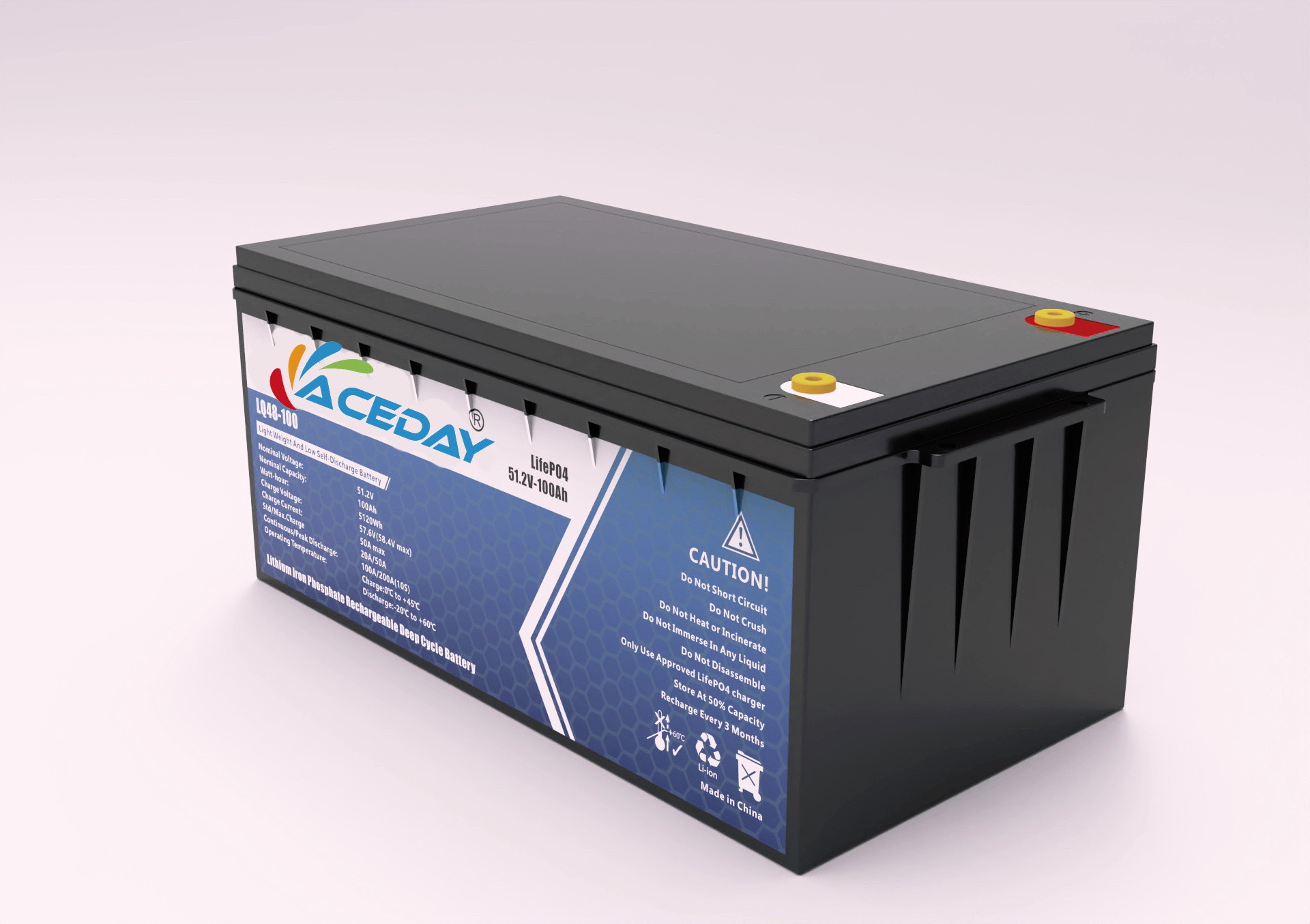 ACEday 48v100ah Lifepo4 Rechargeable Battery Exceptional Performance and Reliability Lifepo4 Lithium Battery